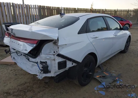 2023 Hyundai Elantra Hybrid Blue из США, поврежденный, VIN KMHLM4AJ0PU085856